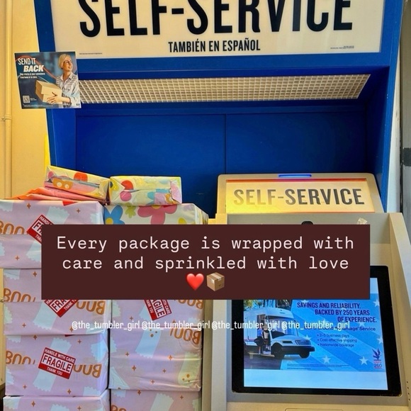 Starbucks Holiday Pink Snow Glass Tumbler with Bow Topper 18oz - Picture 6 of 6